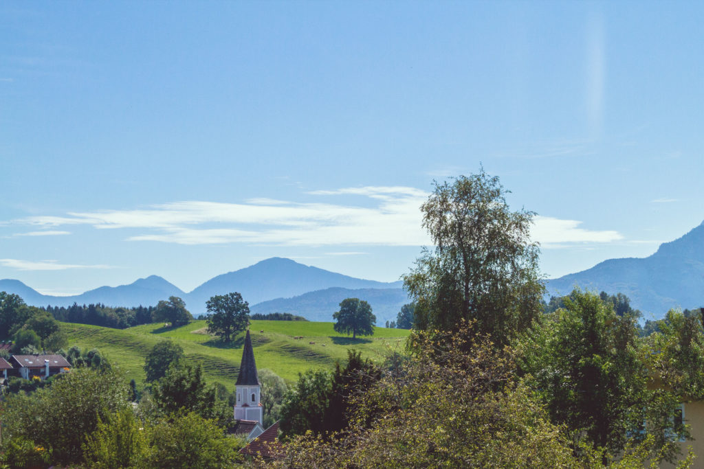 Schöne Aussicht Berge