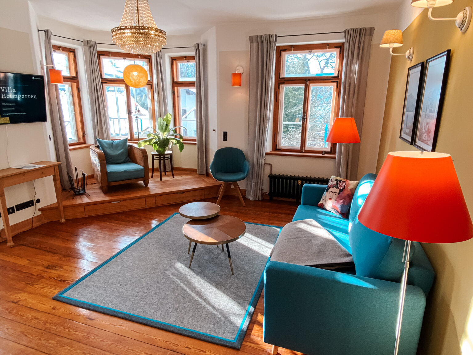 Ferienwohnung Frida Wohnzimmer